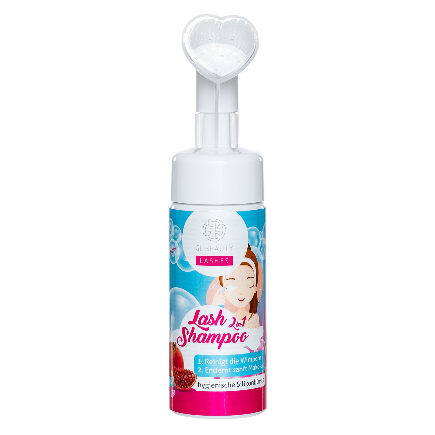 Produktbild von GL Beautycompany - Lash Shampoo 2in1 Pomegranate