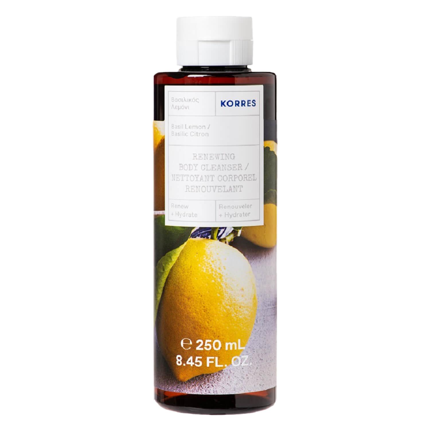 Korres Care - Basil Lemon Renewing Body Cleanser