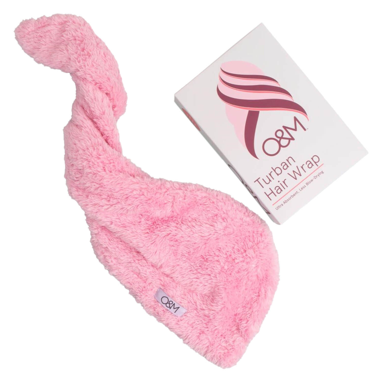 Produktbild von O&M Tools - Turban Hair Wrap Pink
