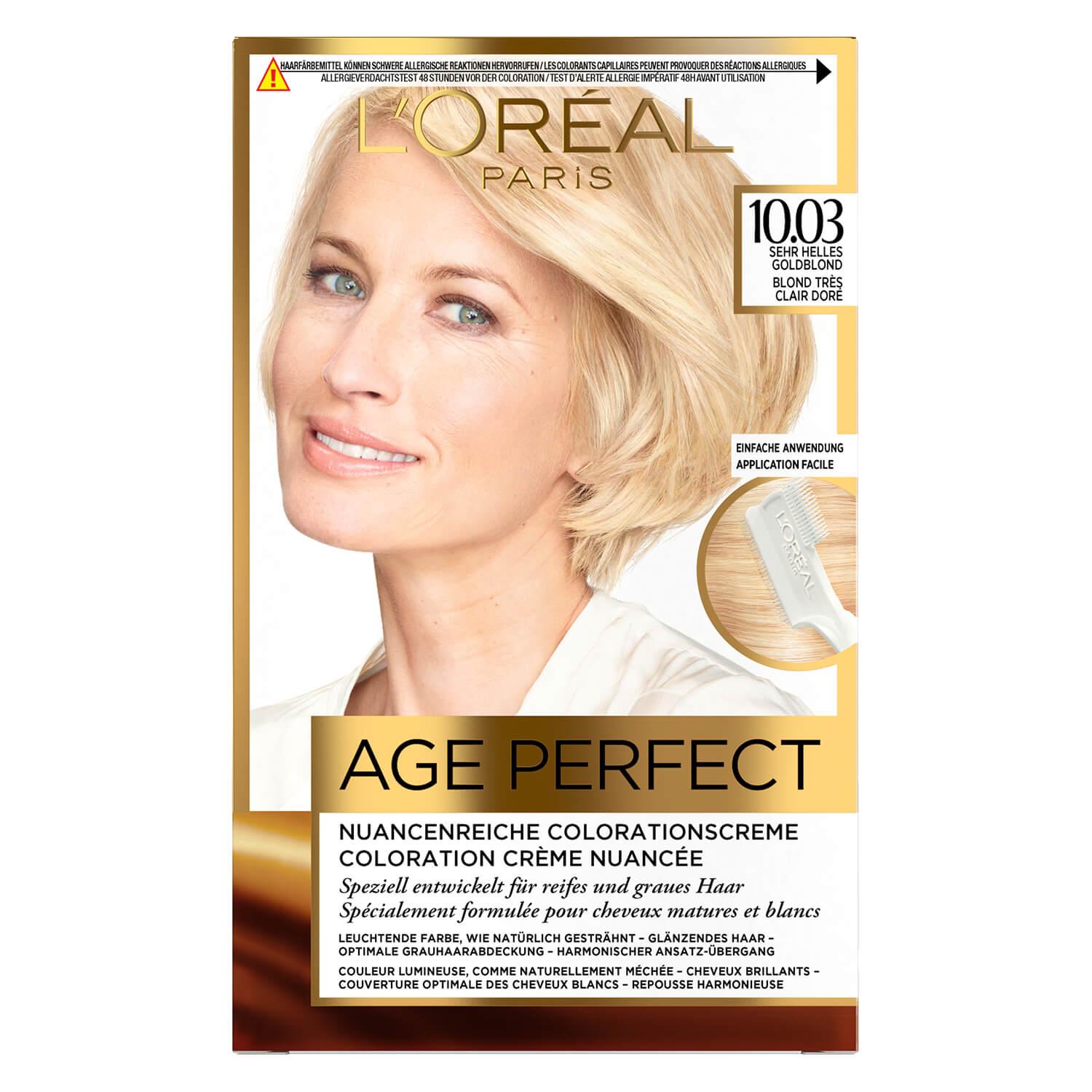 LOréal Age Perfect Color - 10.03 Very Light Golden Blonde