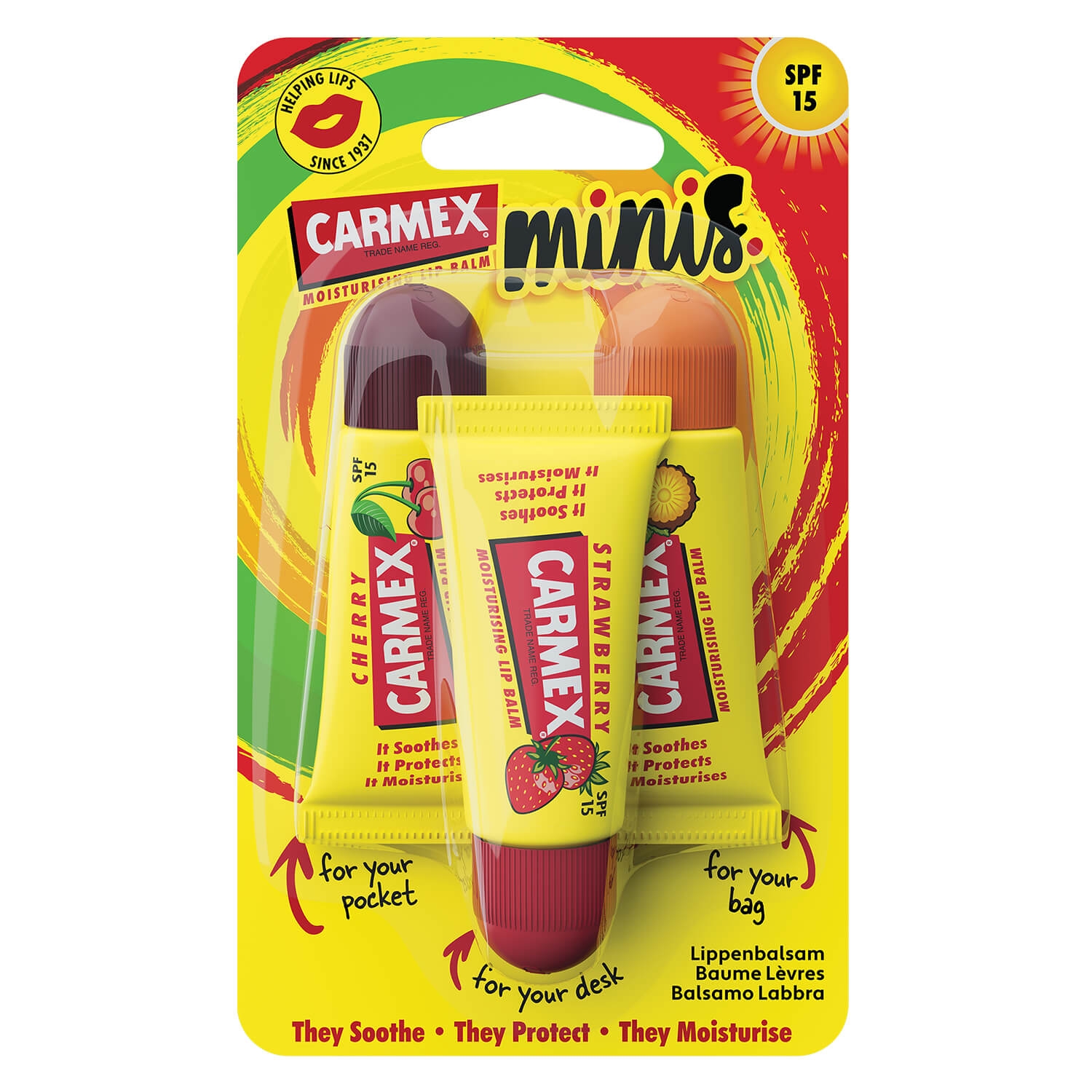 Product image from CARMEX - Minis Squeeze Tube