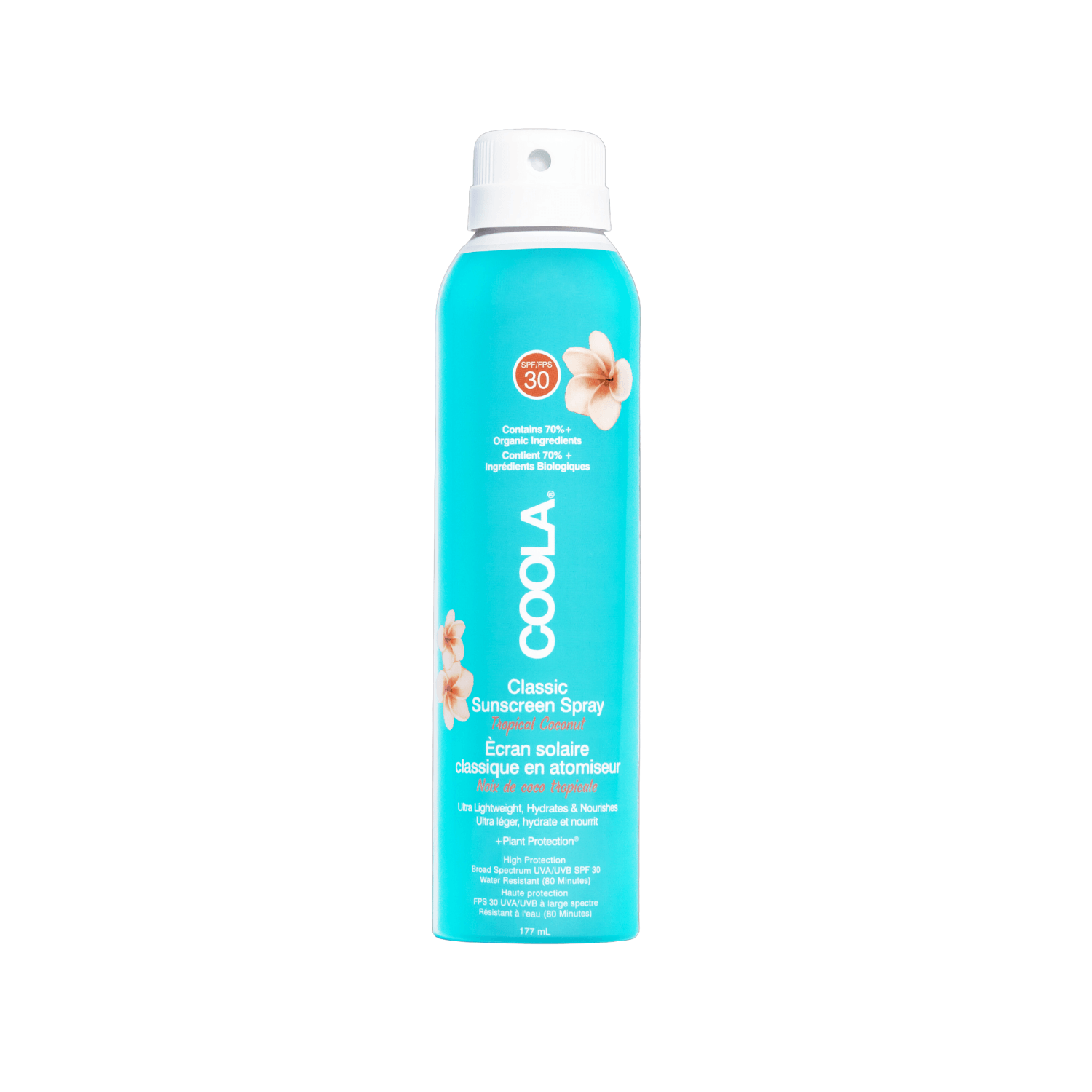 Product image from COOLA - Classic Body Organic Sunscreen Spray SPF30 Tropical Coconut