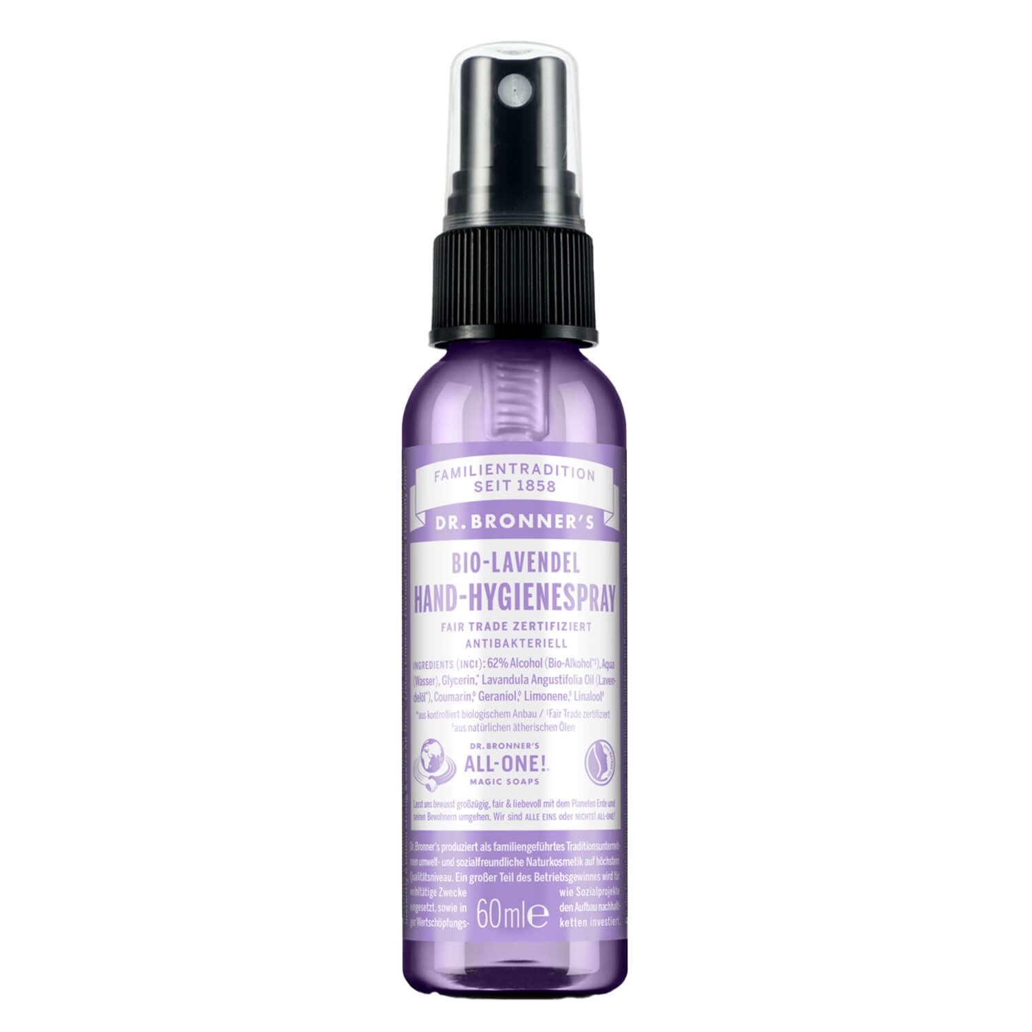 Product image from DR. BRONNER'S - Hygienespray Lavendel