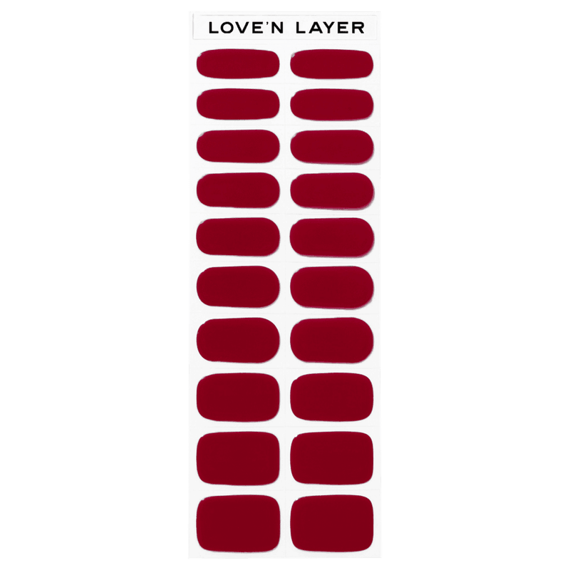 LoveNLayer - Solid Burgundy Red