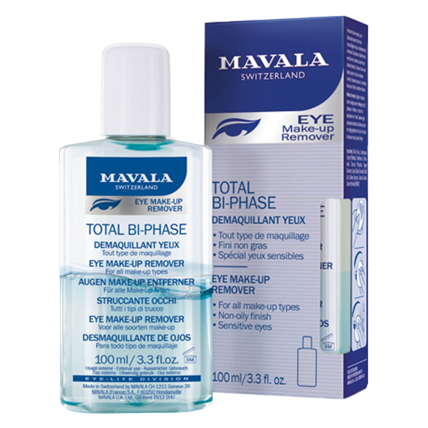 Produktbild von MAVALA Eye Care - Total Bi-Phase Augen Make-Up Entferner