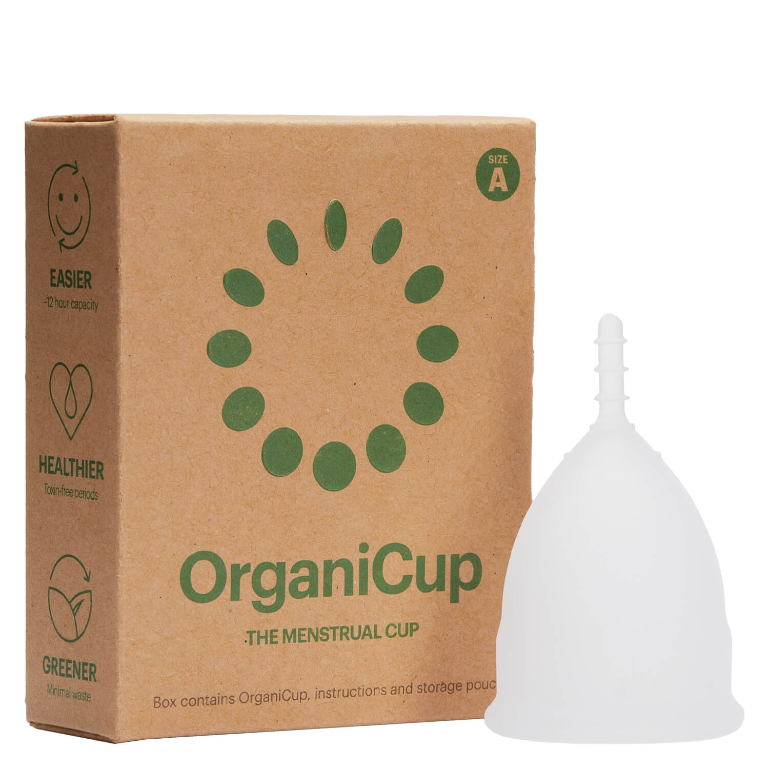 Product image from OrganiCup Menstrual Cup Size A