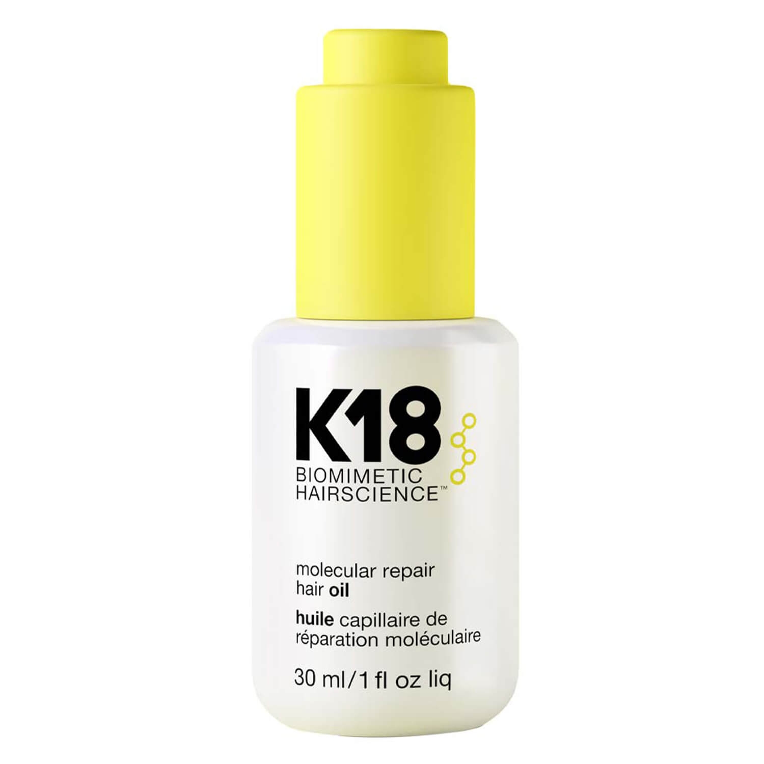 Product image from K18 Biomimetic Hairscience - molecular repair hair oil