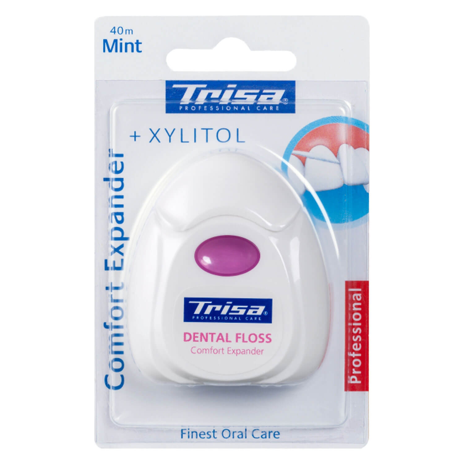 Produktbild von Trisa Oral Care - Zahnseide Comfort Expander Mint