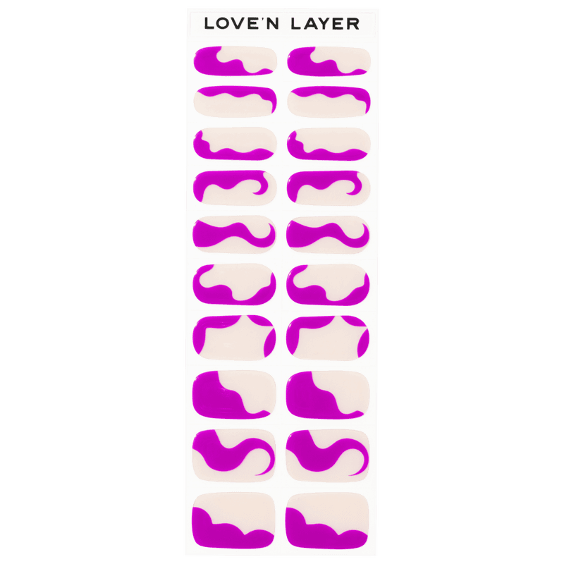 LoveNLayer - Abstraction Dahlia Pink