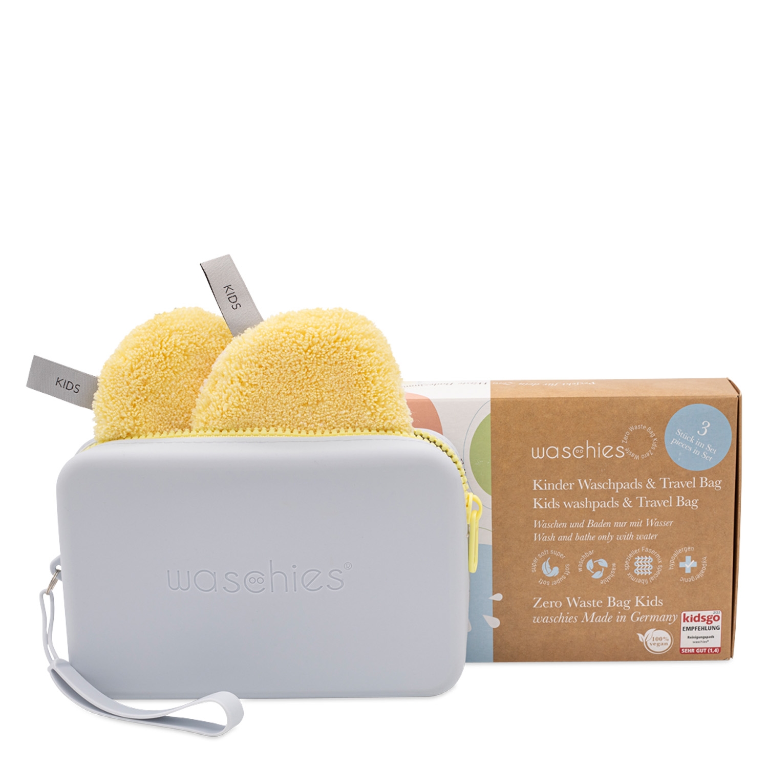 Product image from Waschies Kidsline - Zero Waste Bag Kids Pastel Yellow