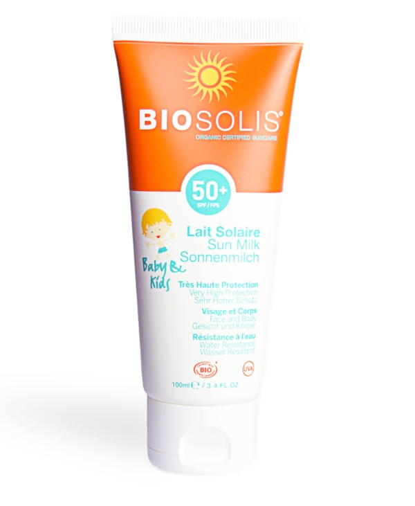 Produktbild von Biosolis - Sonnenmilch Baby&Kids SPF50+