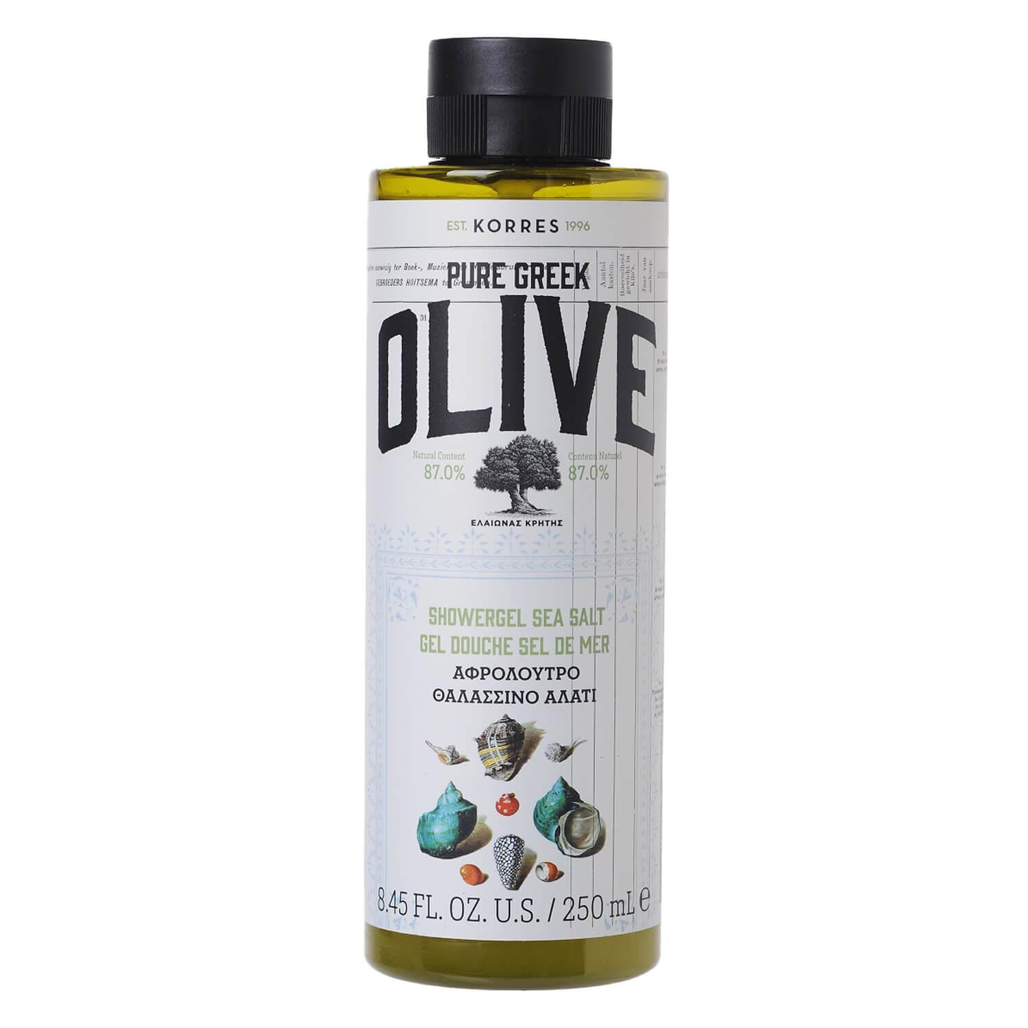 Korres Care - Pure Greek Olive Sea Salt Shower Gel 