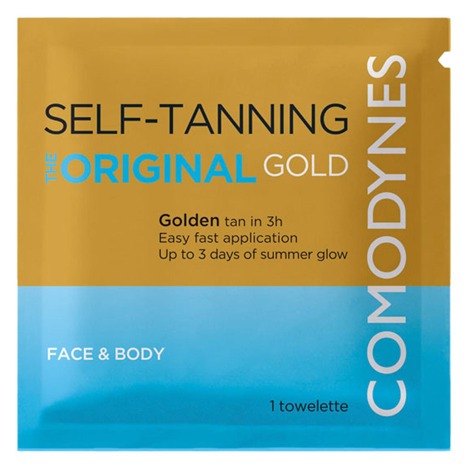 COMODYNES - Self-Tanning Wipes Gold Finish