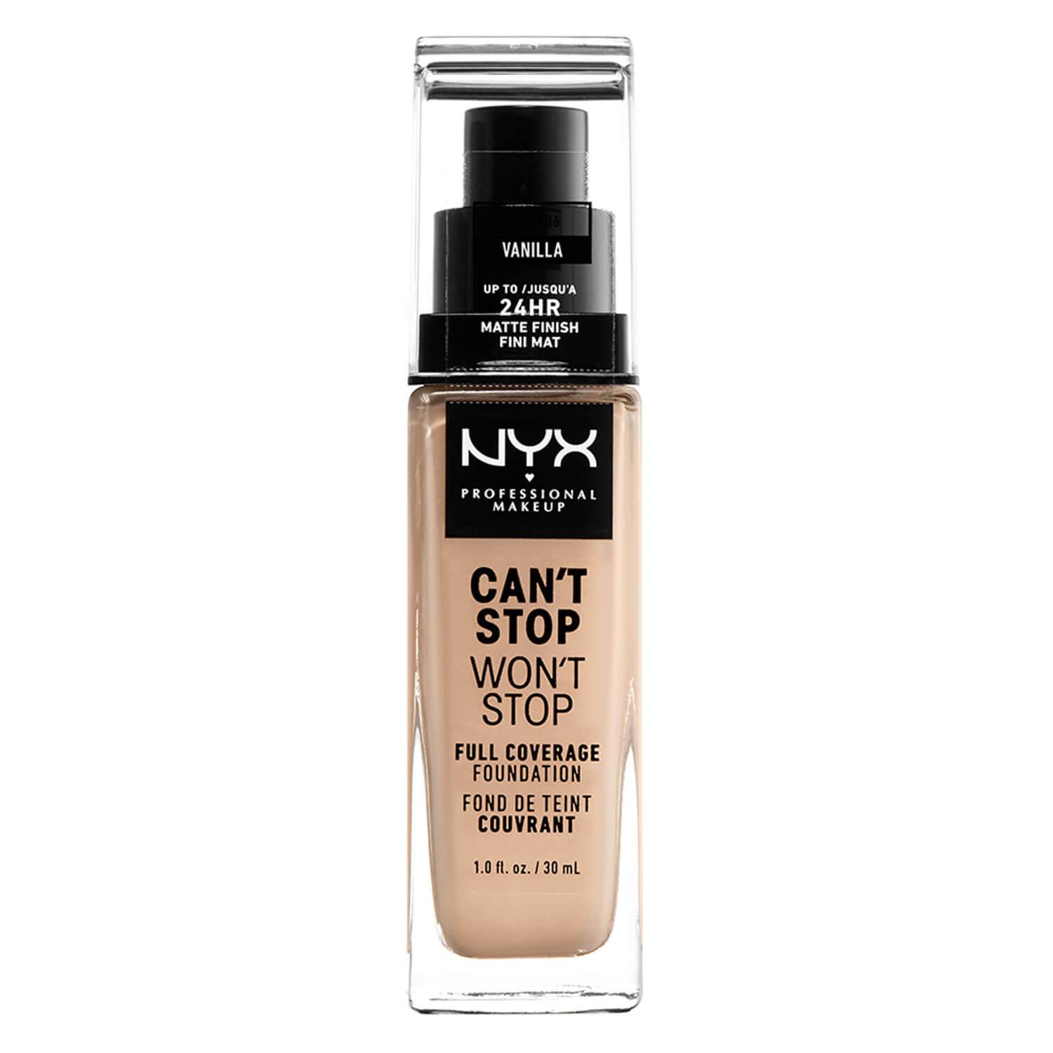 Can't Stop Won't Stop - Full Coverage Foundation Vanilla