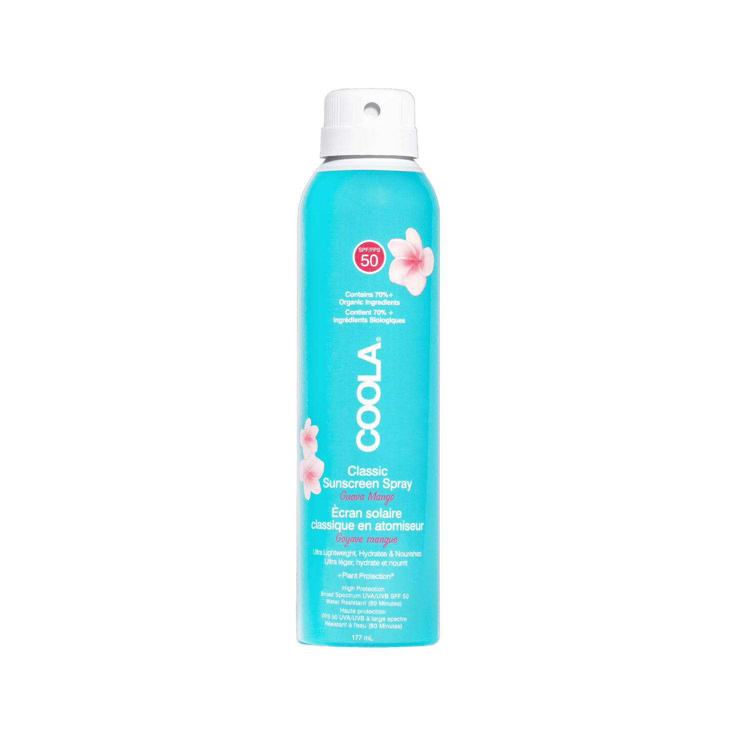 Product image from COOLA - Classic Body Organic Sunscreen Spray SPF50 Guava Mango