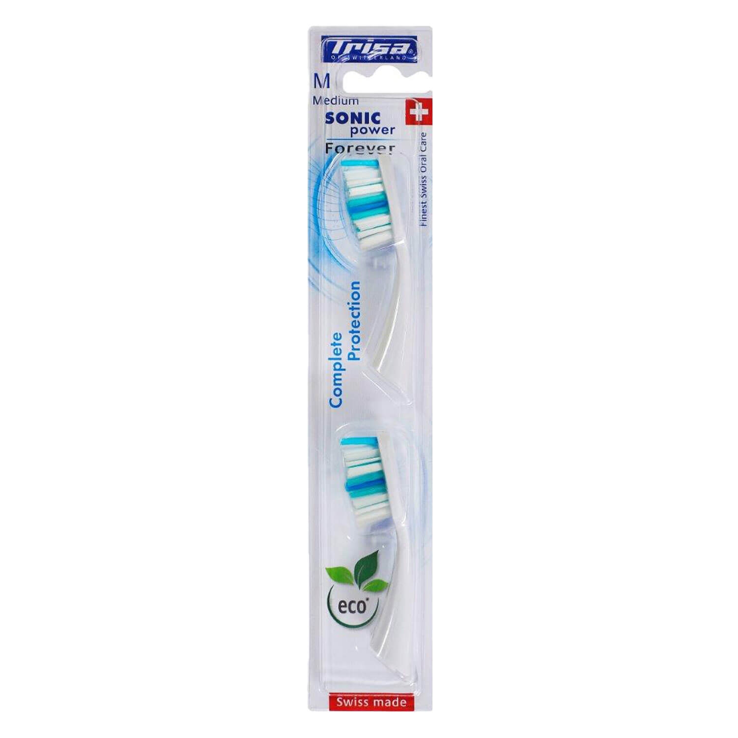 Product image from Trisa Oral Care - Ersatzset Complete Protection Sonic Power Medium