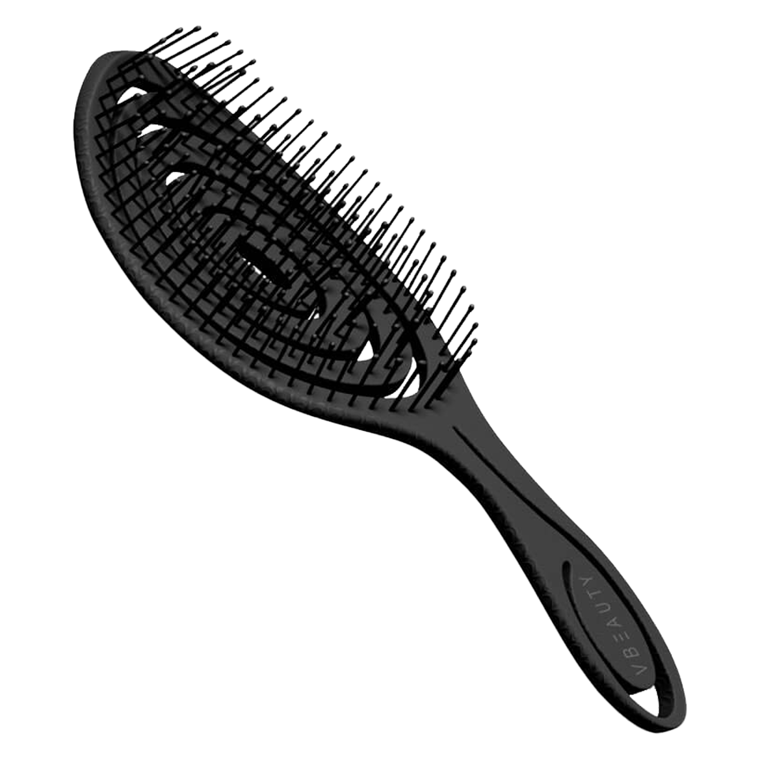 Produktbild von VBEAUTY Hair - BIO Detangler Straw Brush Black