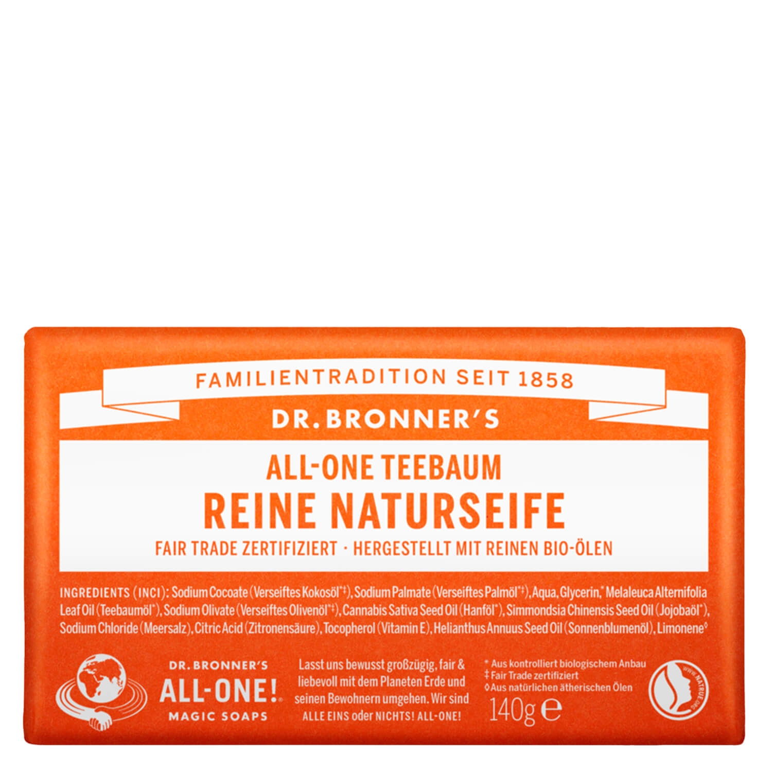 Product image from DR. BRONNER'S - Naturseife Teatree