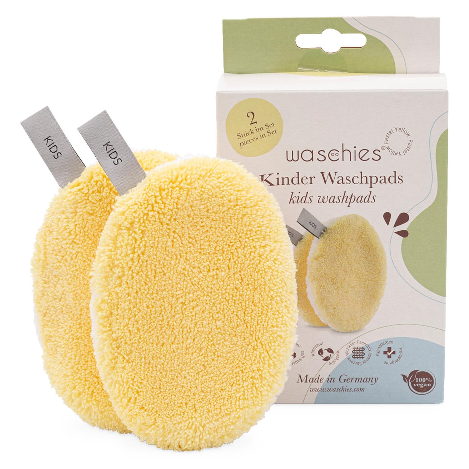 Waschies Kidsline - wash pads for babies and kids pastel yellow