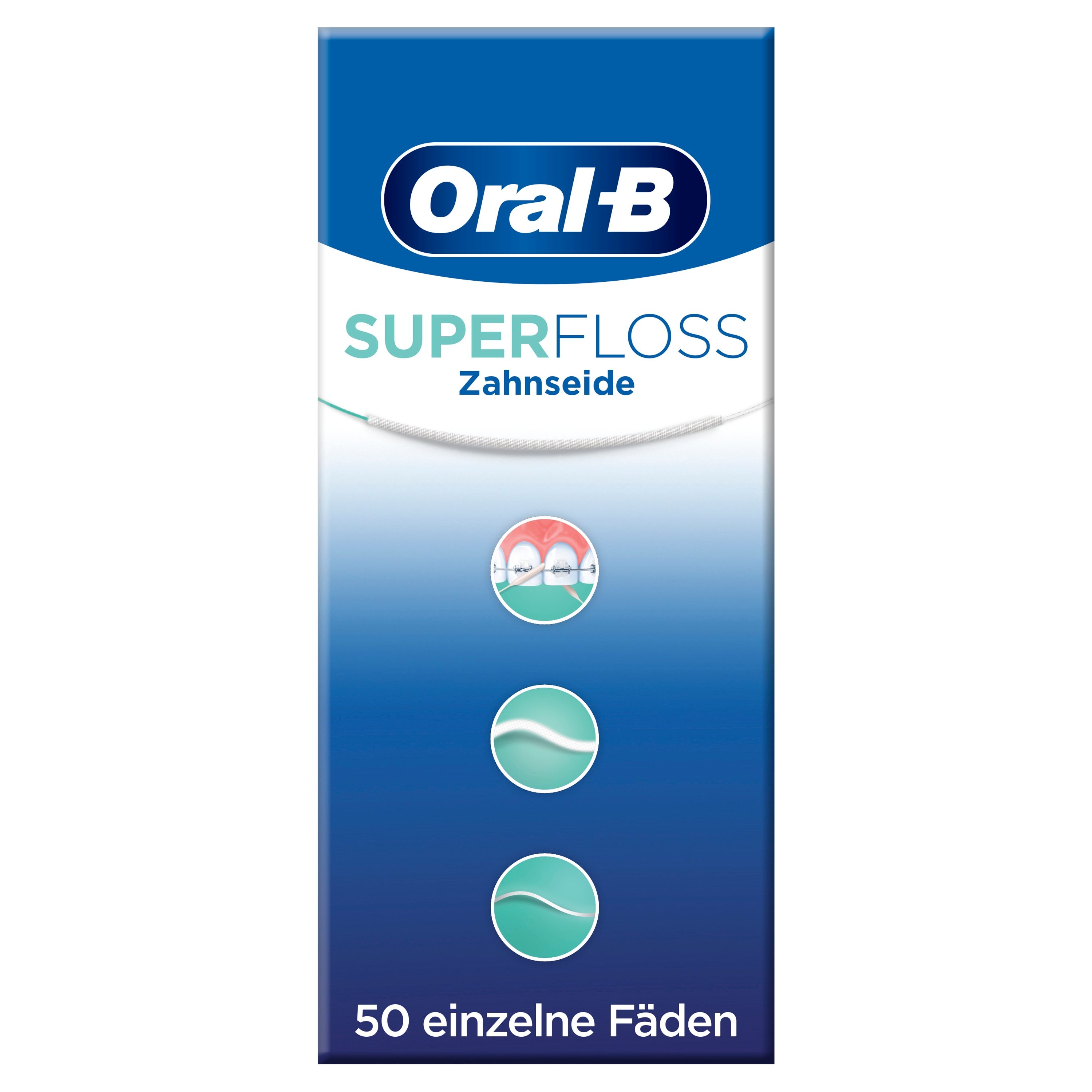 Produktbild von Oral B - Super Floss 50 Fäden