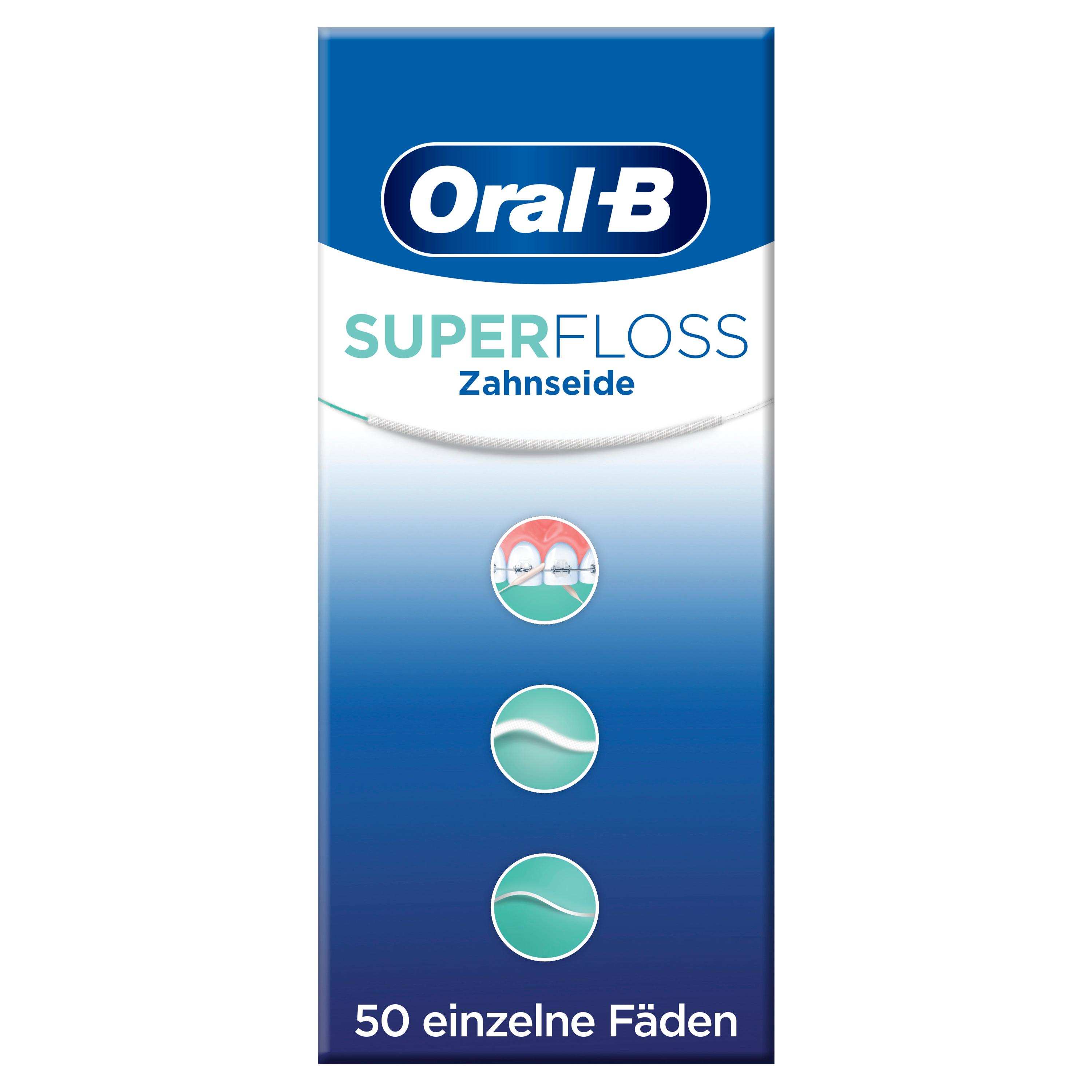 Oral B - Super Floss 50 Fäden