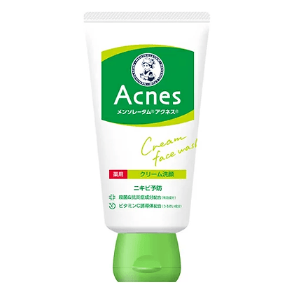 Product image from Rohto Pharmaceutical - Mentholatum Acnes Medicinal Face Wash
