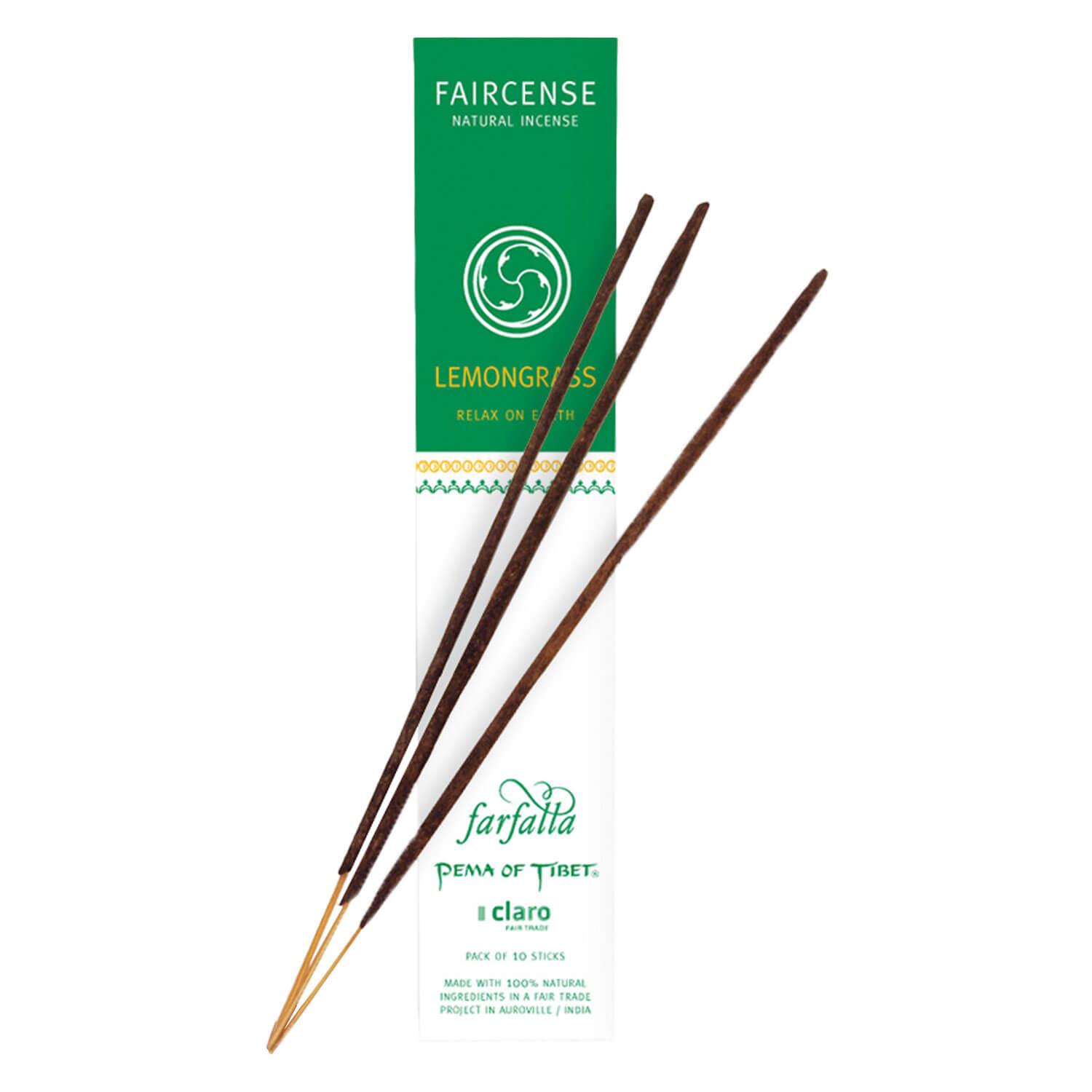 Farfalla Räucherstäbchen - Lemongrass/Relax on Earth - Faircense Incense Sticks