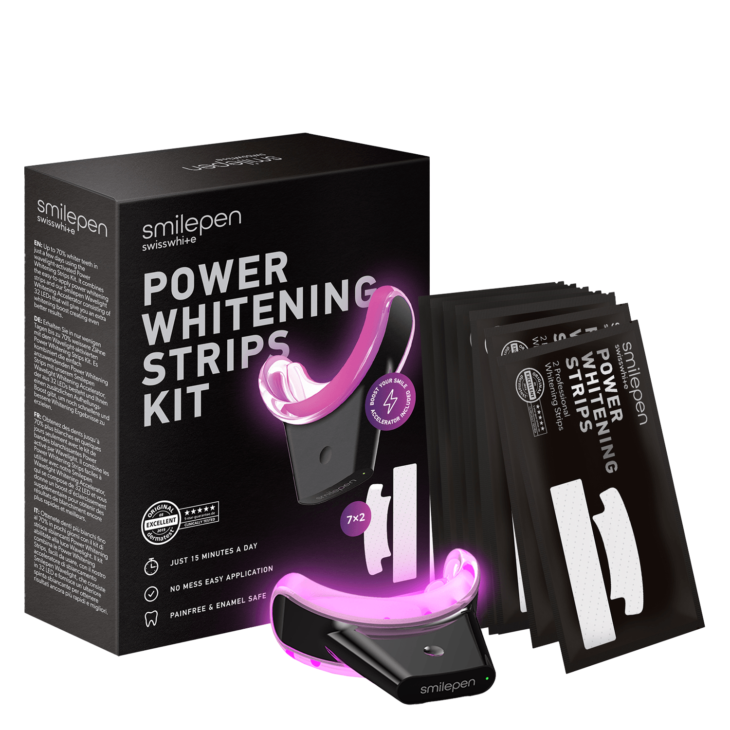 Produktbild von smilepen - Power Whitening Strips Kit