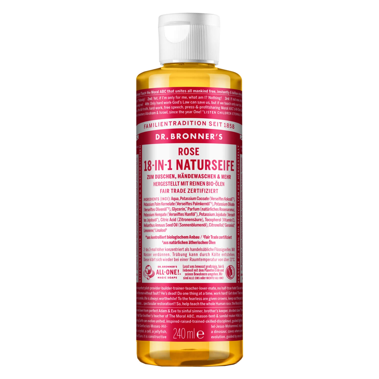 Product image from DR. BRONNER'S - 18-IN-1 Flüssigseife Rose