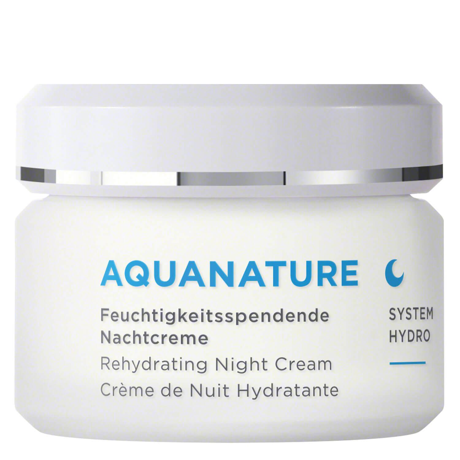 Aquanature - Feuchtigkeitsspendende Nachtcreme