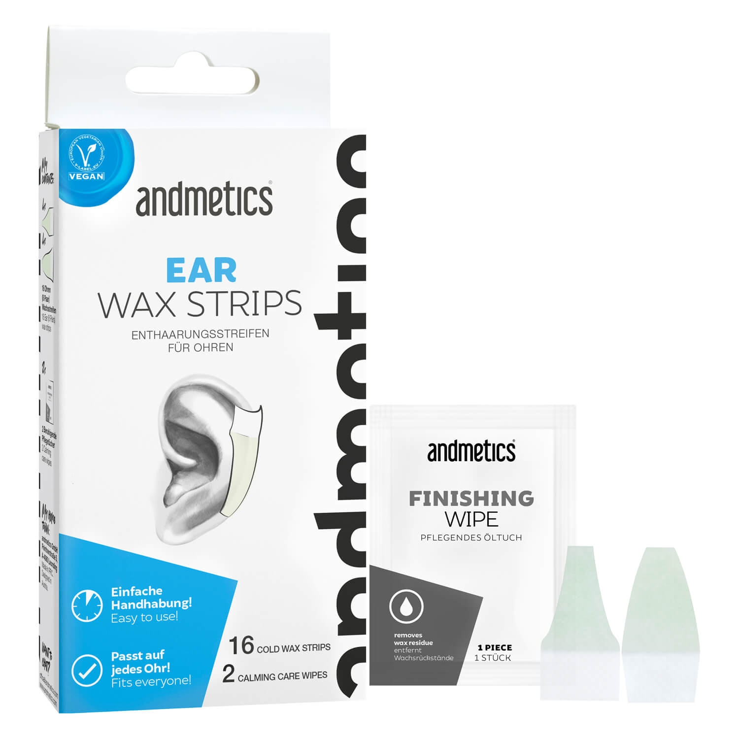 Produktbild von andmetics - Ear Wax Strips