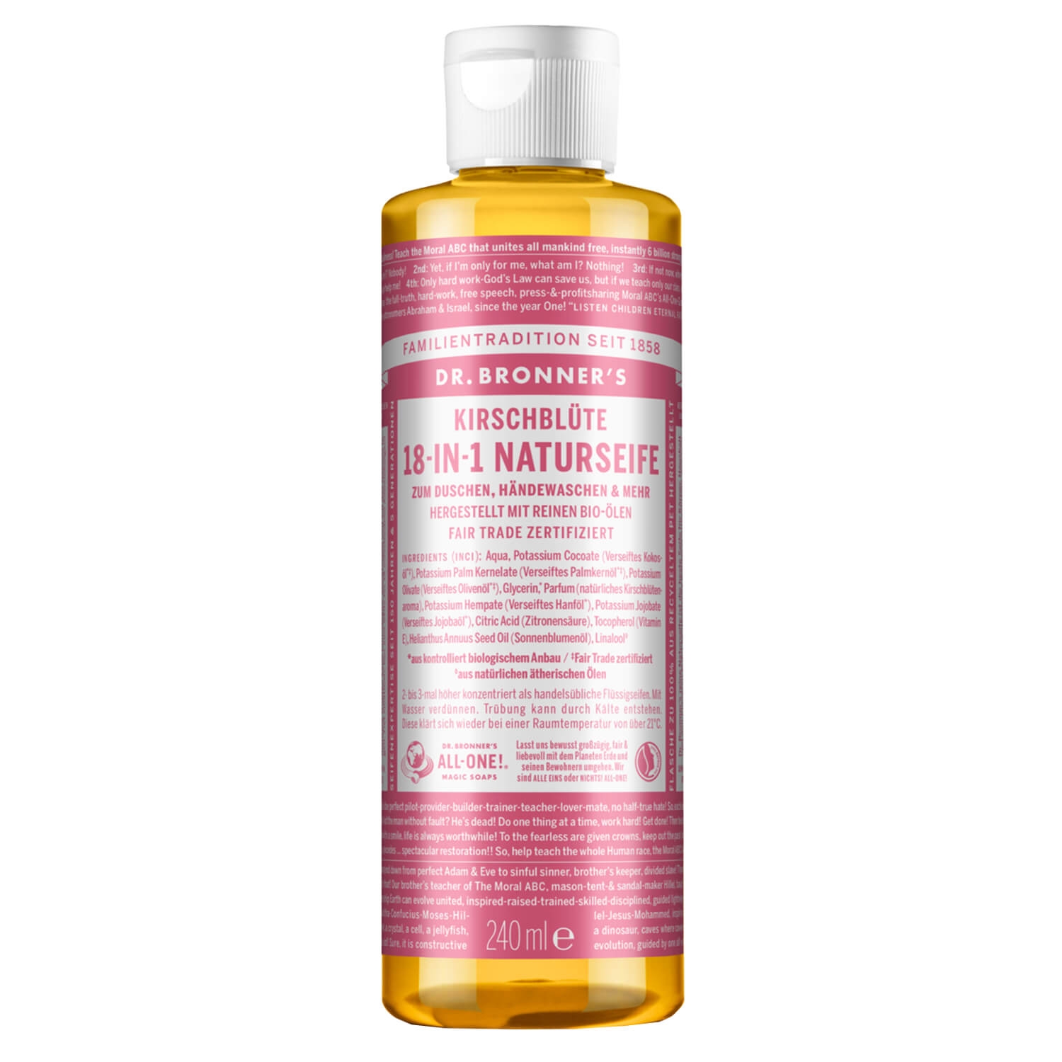 Product image from DR. BRONNER'S - 18-IN-1 Flüssigseife Cherry Blossom