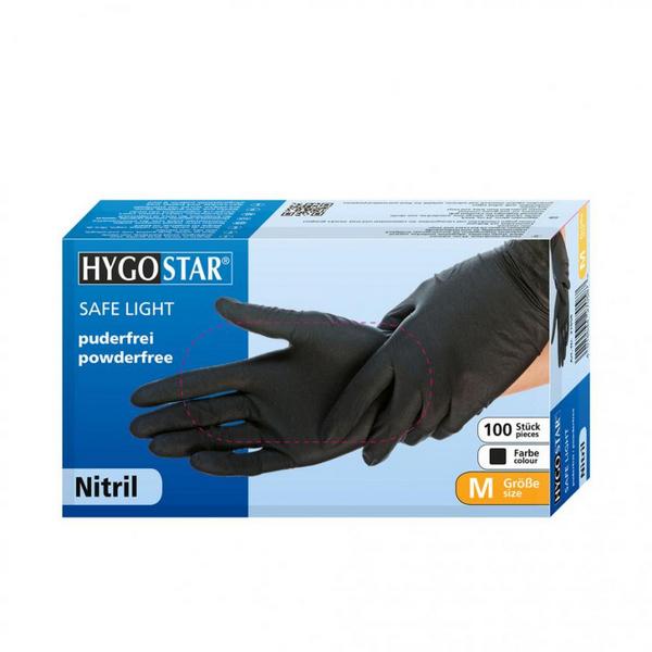 Hygostar - Handschuhe Nitril schwarz S