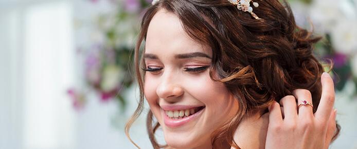 Bride with make up
