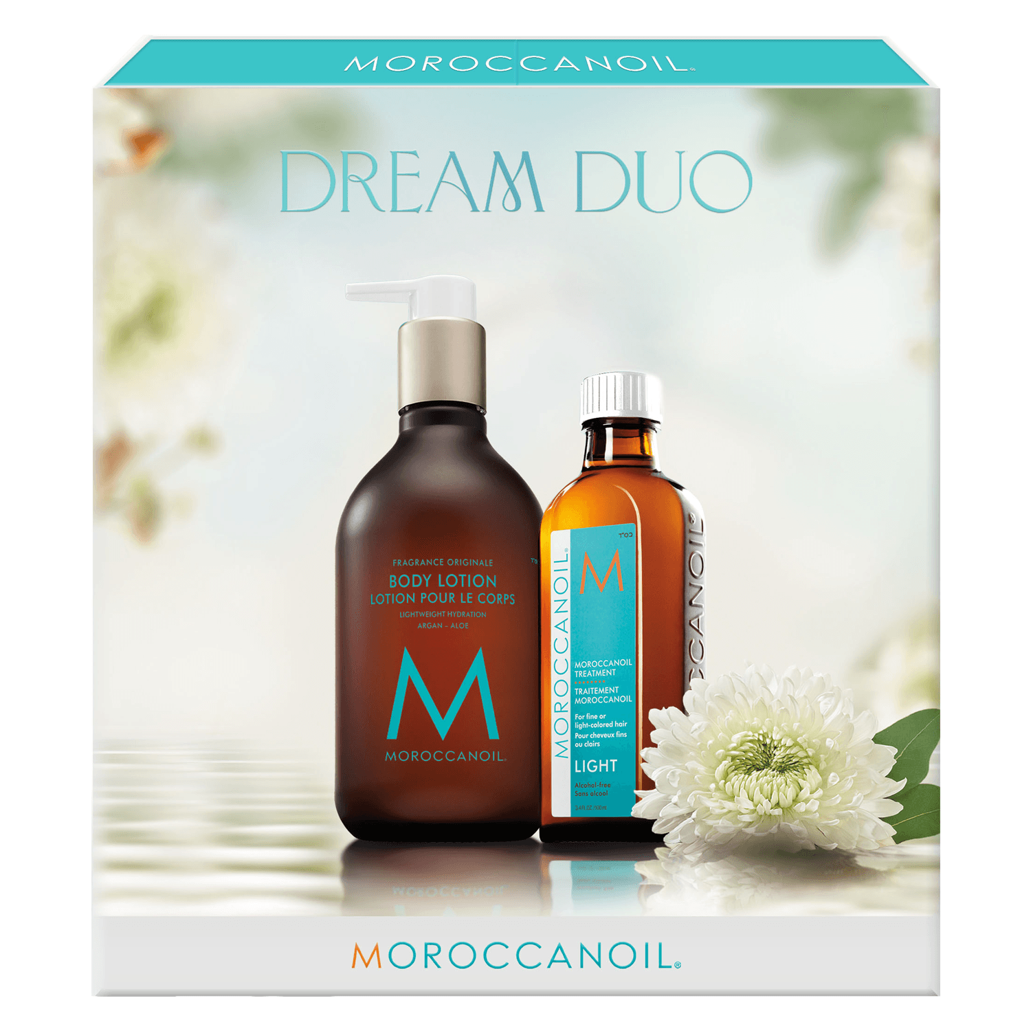 Image du produit de Moroccanoil - Oil Treatment Light & Body Lotion Dream Duo