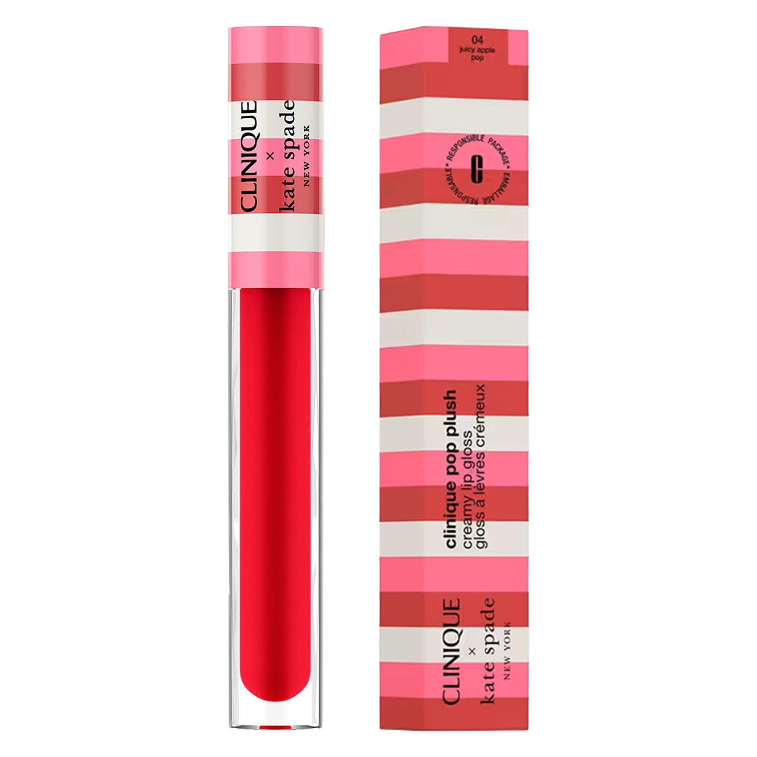 Produktbild von Clinique Lips - Decorated Kate Spade Pop Plush 04 Juicy Apple Pop