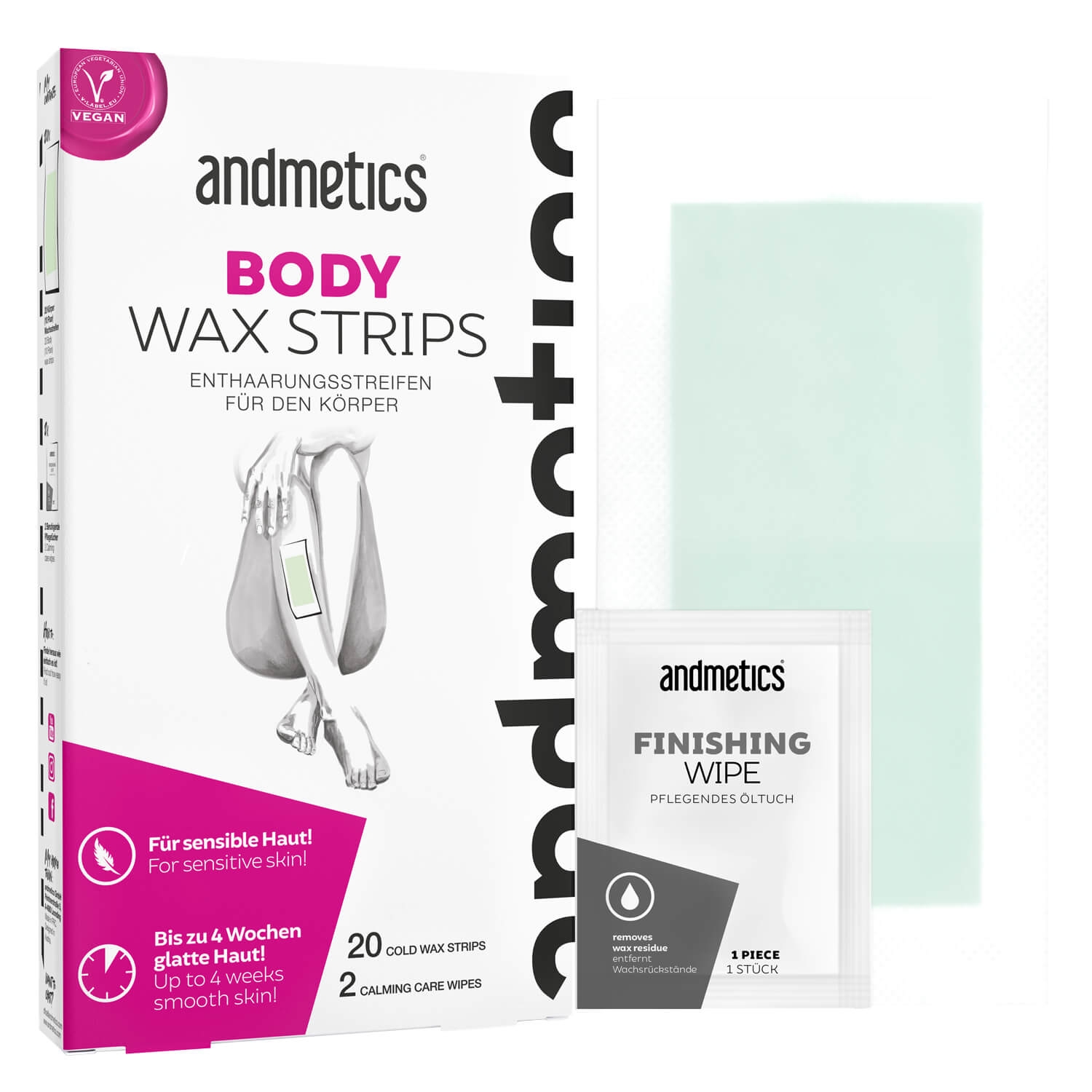 Produktbild von andmetics - Body Wax Strips