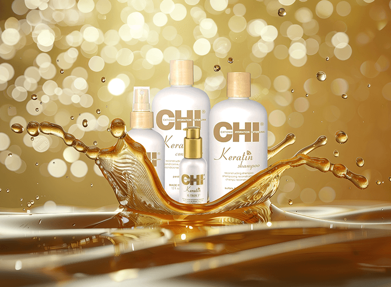 <div>
	<strong>Strengthened hair</strong>
</div>
<div>
	<div>
		With CHI Keratin products, your hair is not only cleansed and strengthened, but also intensively nourished
	</div>
</div>
