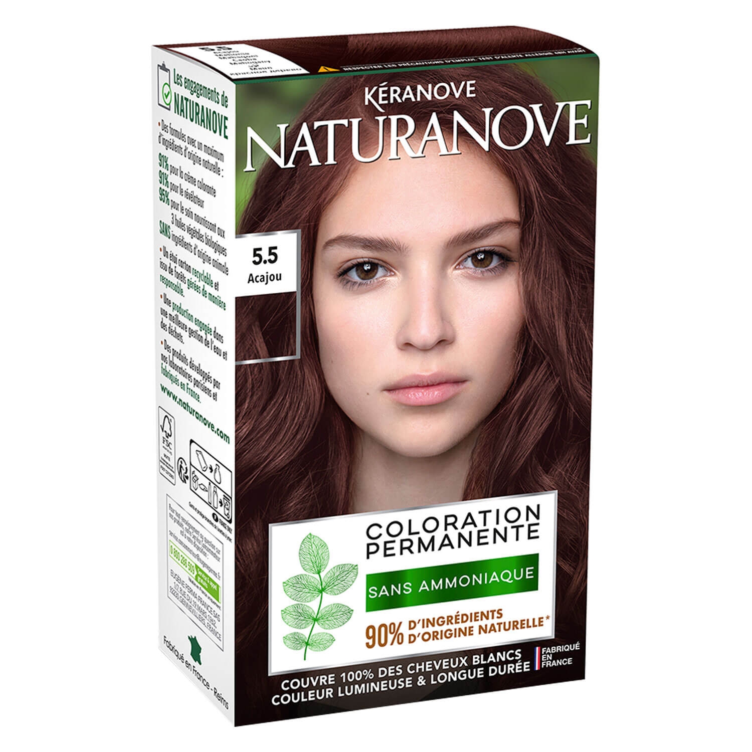 Product image from Naturanove - Dauerhafte Haarfarbe Mahagoni 5.5