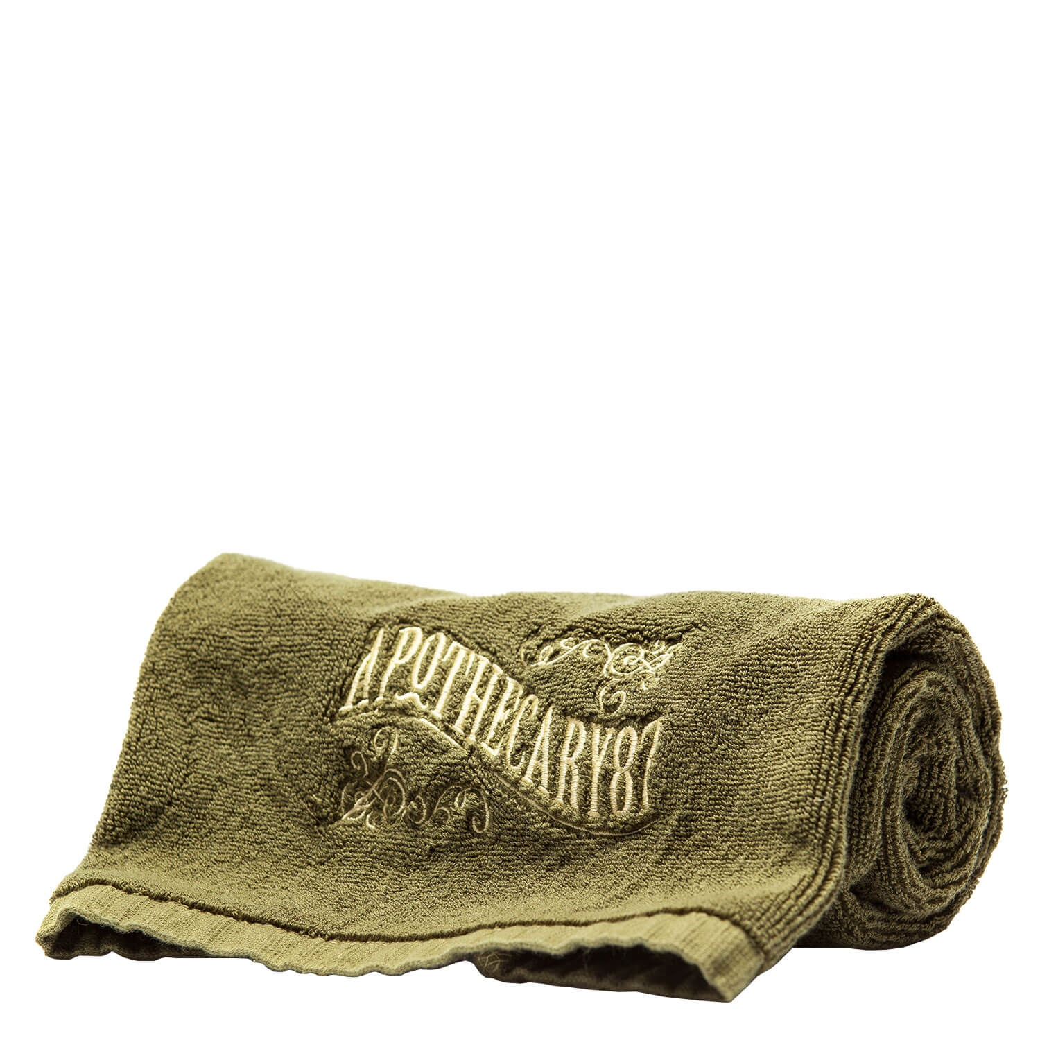 Product image from Apothecary87 Grooming - Shave Towel Green 100% Cotton
