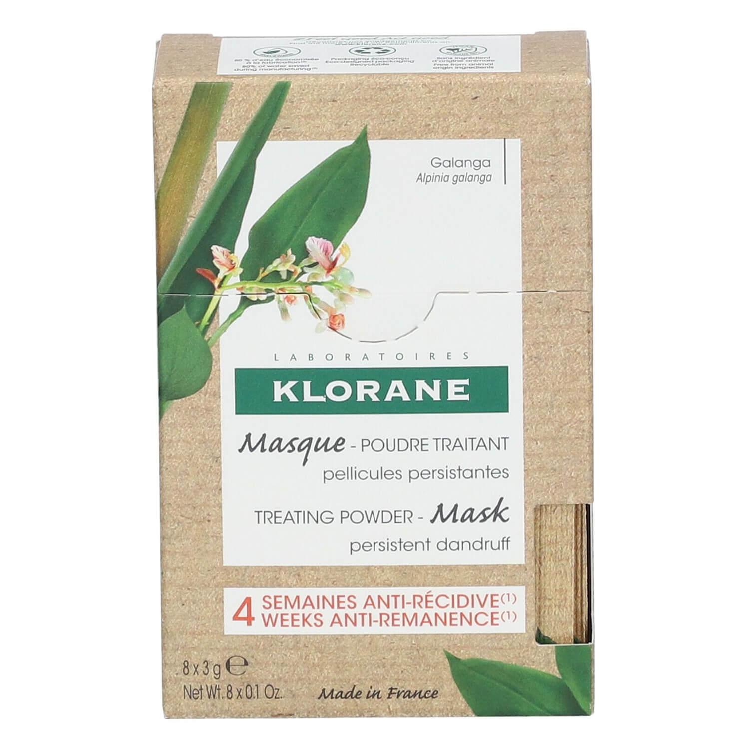 KLORANE Hair - Anti-Dandruff Galangal Powder Mask