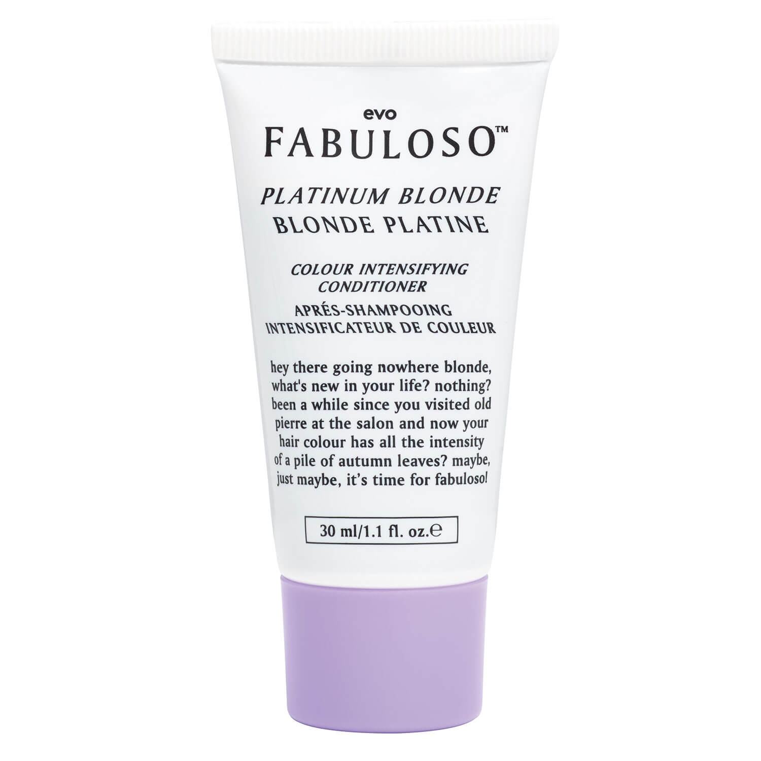 Product image from evo Fabuloso - Platinum Blonde Colour Boosting Conditioner