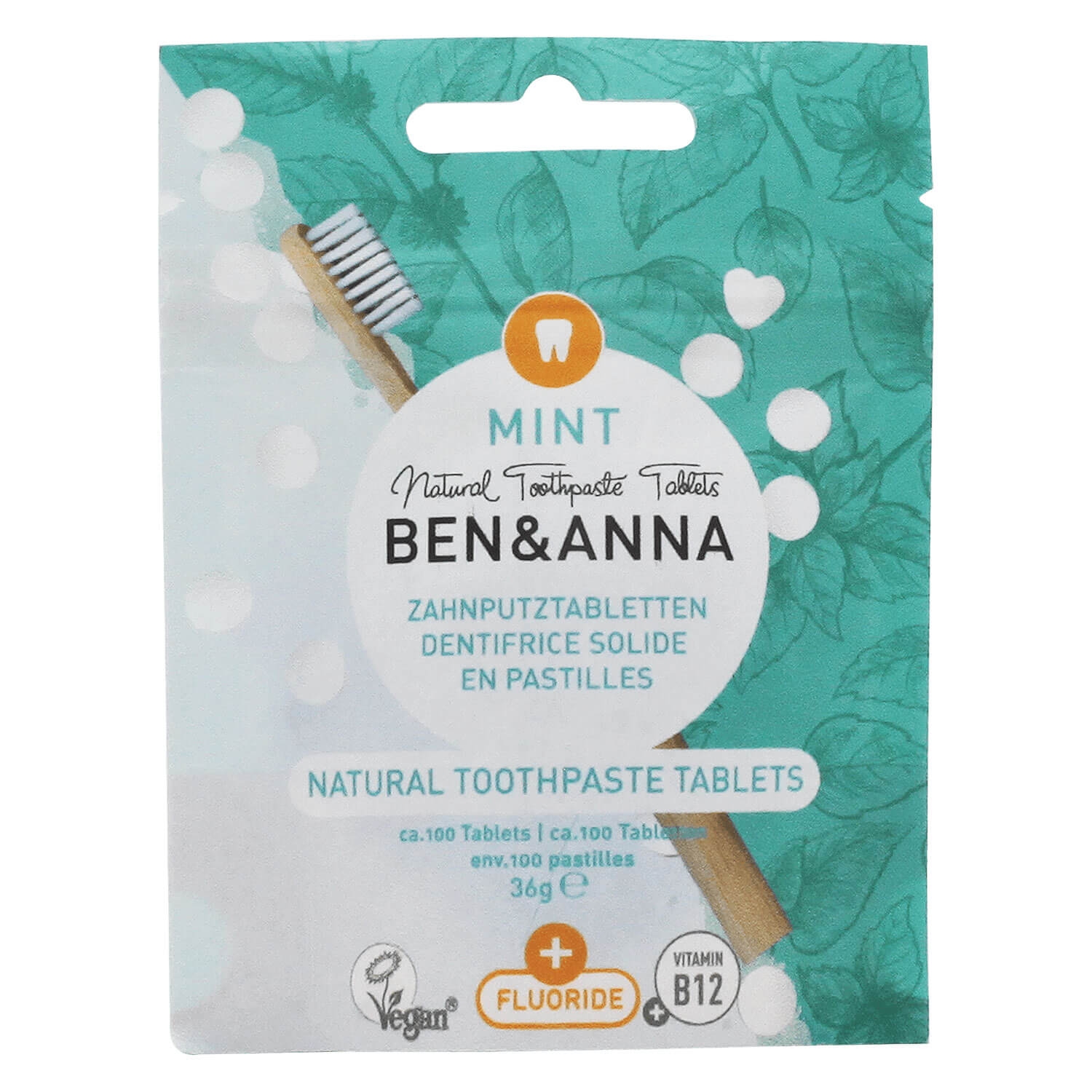 Produktbild von BEN&ANNA - Toothpaste Tablets Fluorid