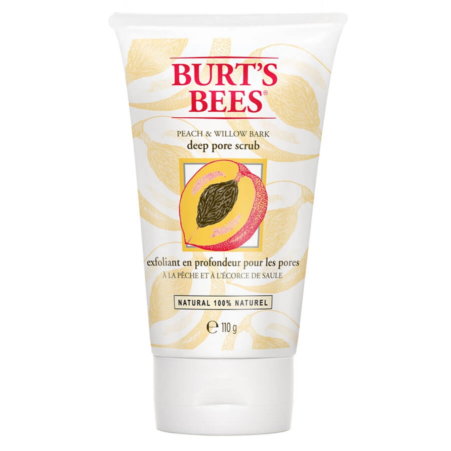 Produktbild von Burt's Bees - Peach & Willow Bark Deep Pore Scrub