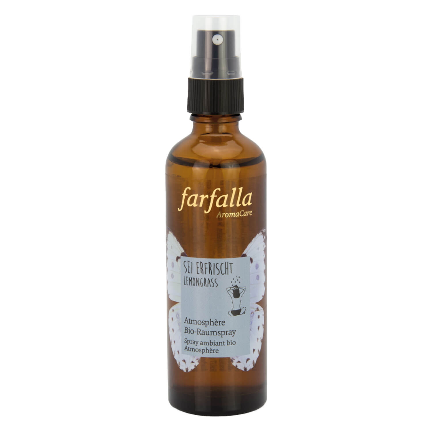 Product image from Farfalla Sei erfrischt - Lemongrass Atmosphère Bio-Raumspray