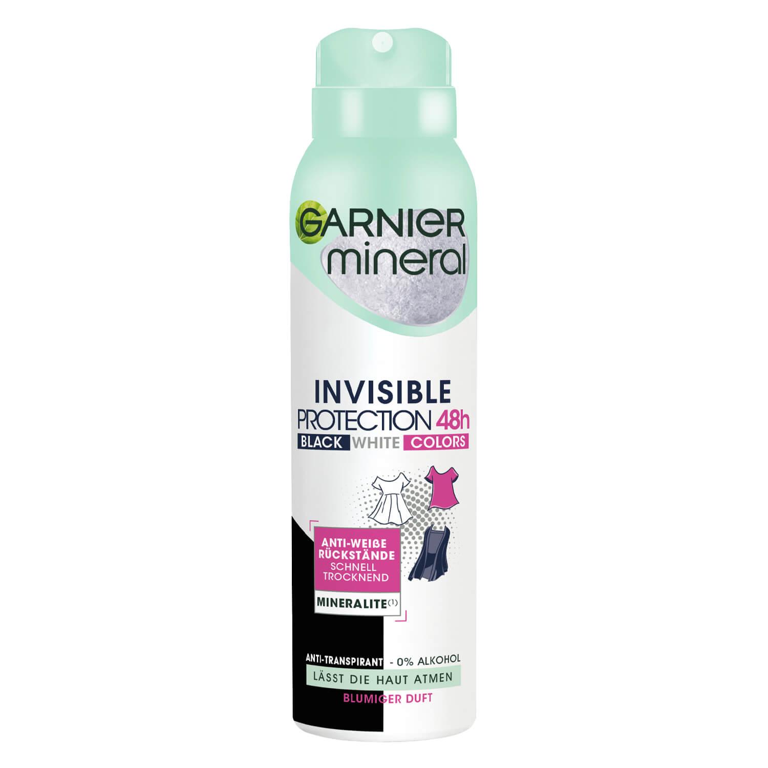 Garnier Mineral - Invisible Black, White & Colors Spray
