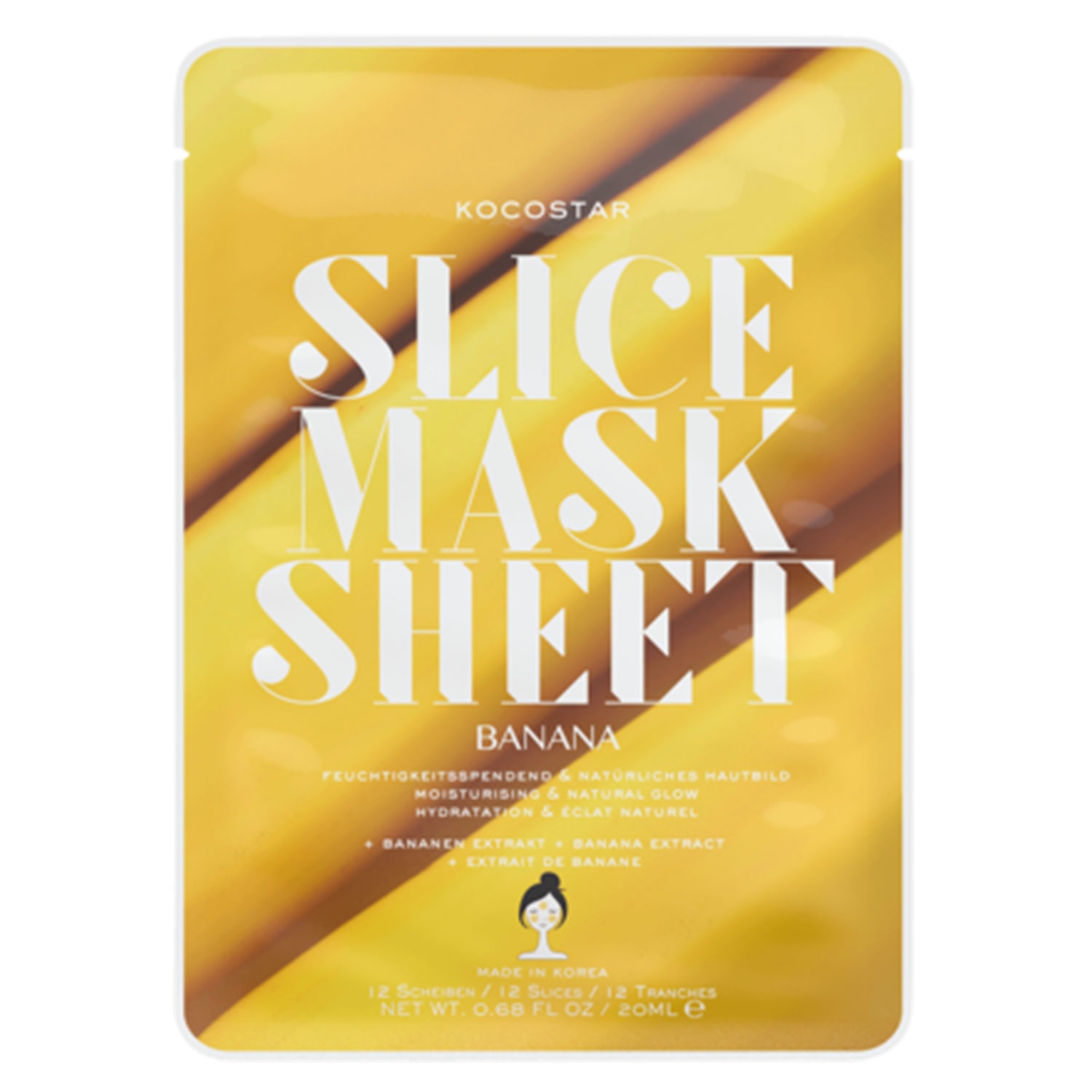 Image du produit de Kocostar - Banana Slice Mask Sheet
