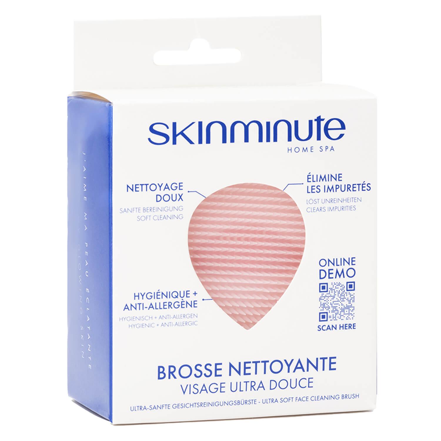skinminute - Brosse Nettoyante Visage Ultra Douce