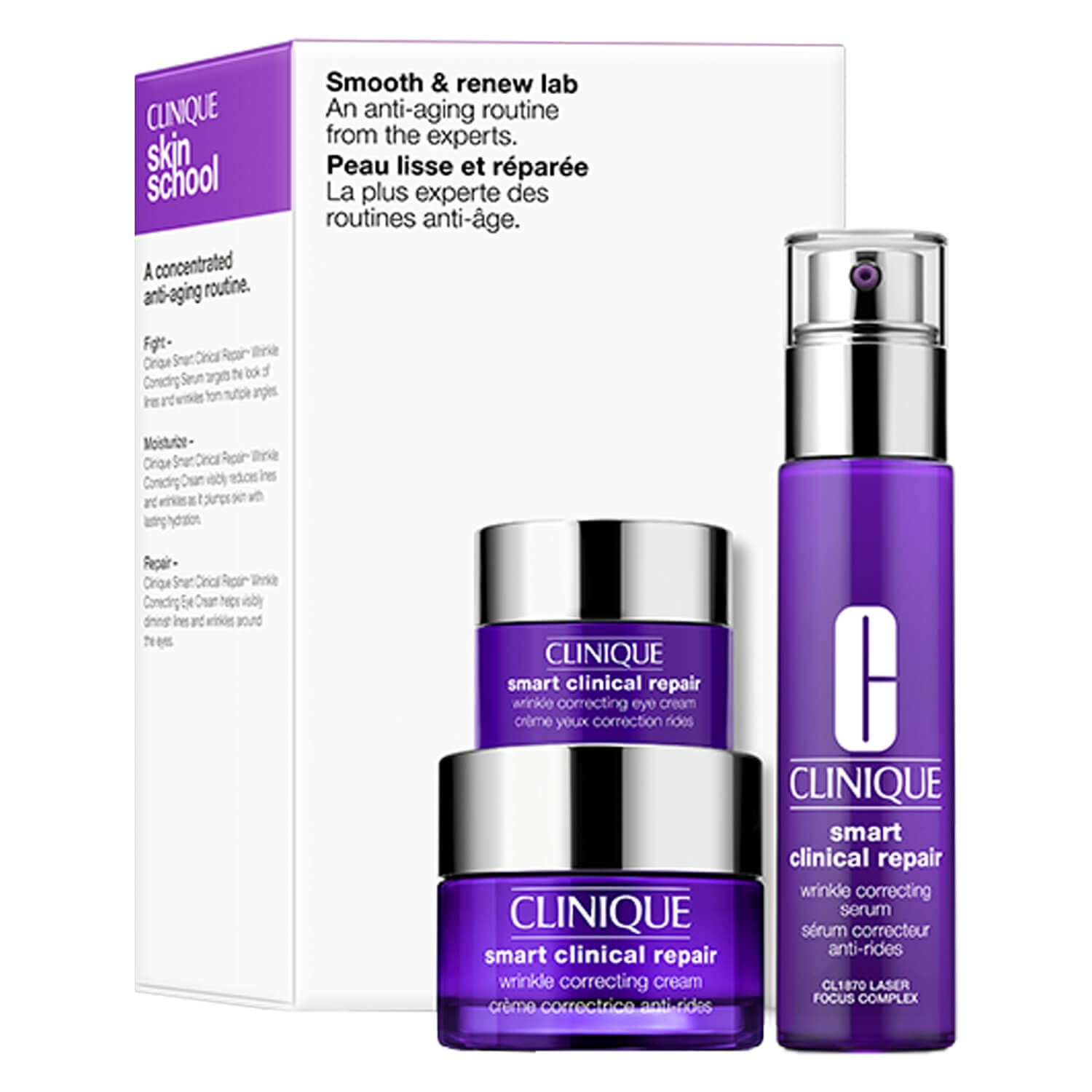 Product image from Clinique Set - Smooth & renew lab Kit