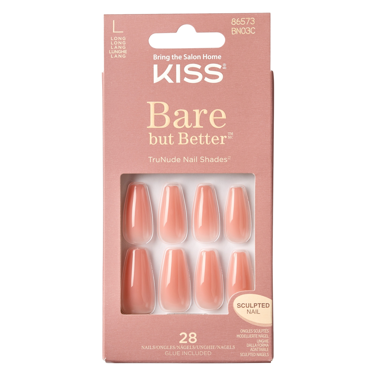 Produktbild von KISS Nails - Bare-But-Better Nails Nude Glow